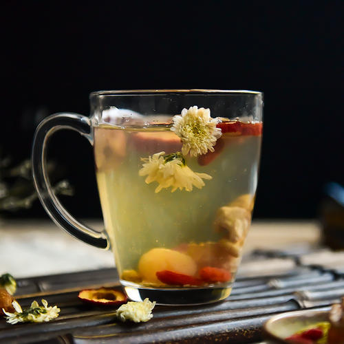 健康养生饮食精选——柠檬枸杞菊花茶